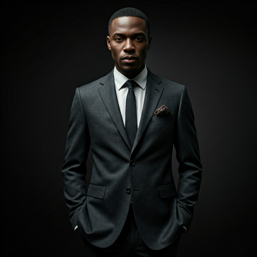 Man in tailored suit